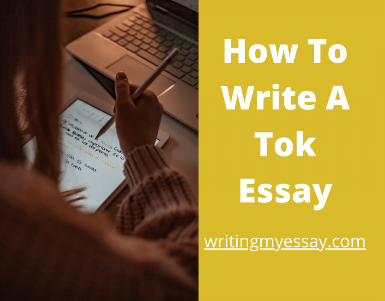 how to set up tok essay